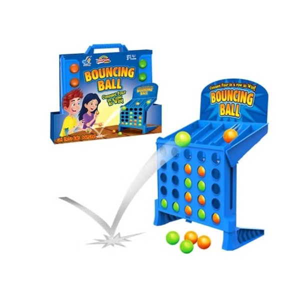 Bouncing Ball Connect 4 Shots Game