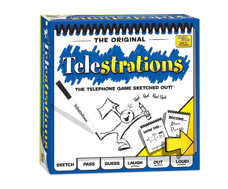TELESTRATIONS The Telephone Game Sketched Out