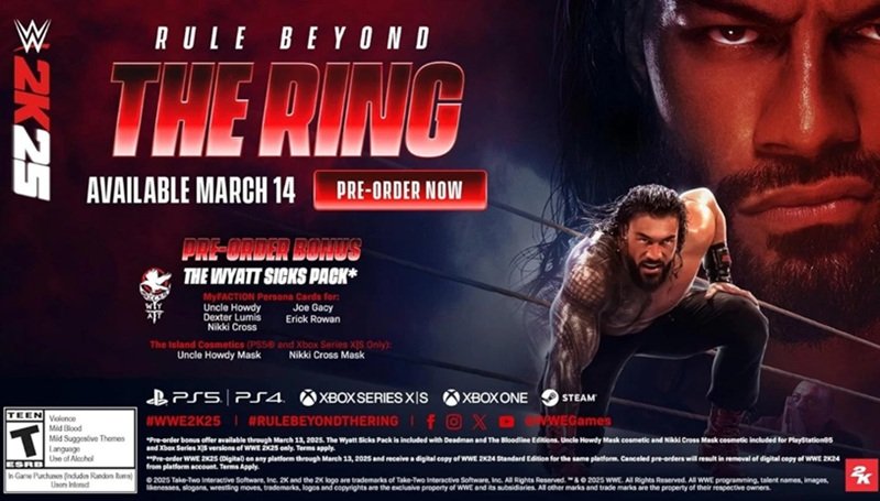 WWE 2K25- Play Station 5