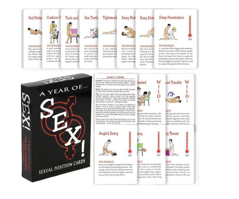 A Year of Sex! Sexual Position Cards