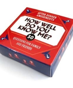 How Well Do You Know Me 50 Questions for Family and Friends