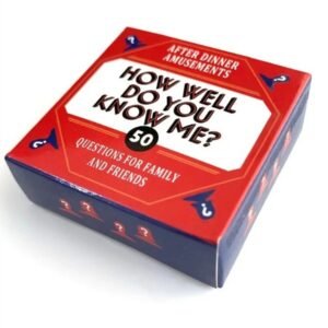 How Well Do You Know Me 50 Questions for Family and Friends