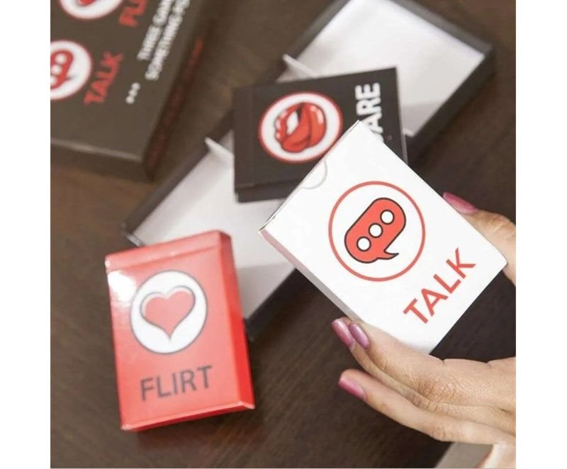 Talk Flirt Dare Card Game