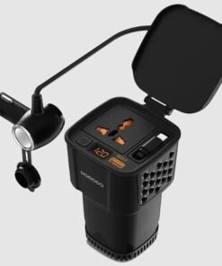Porodo DriveStation 200W Car Power Inverter Universal Plug