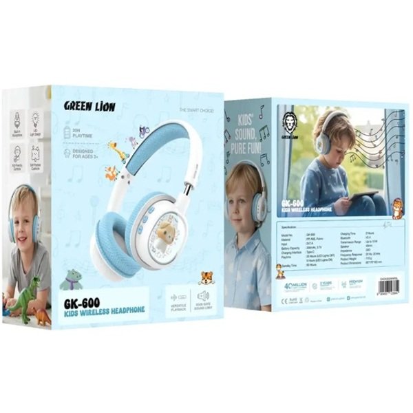 Green Lion GK-600 Kids Wireless Headphone